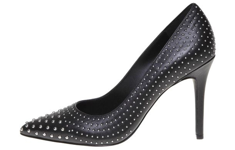 (W) MICHAEL KORS Leather High Heels 'Black'