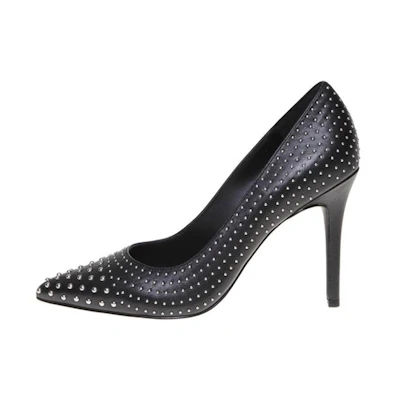 (W) MICHAEL KORS Leather High Heels 'Black'