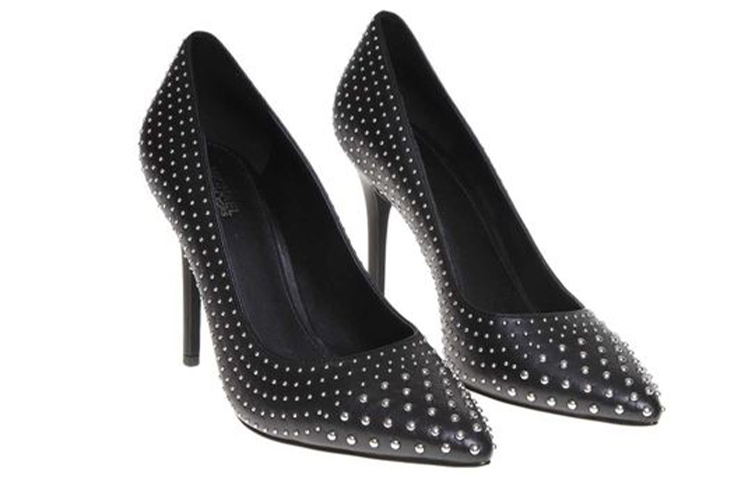 (W) MICHAEL KORS Leather High Heels 'Black' 圖 2