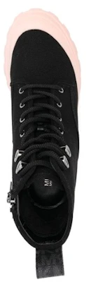 (W) 迈克高仕黑色皮革系带靴 40S2BEFE6D987BLACK Shop (W) 迈克高仕黑色皮革系带靴 40S2BEFE6D987BLACK