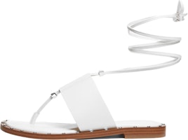 (Women) MICHAEL KORS Leather Lace-up 'Fashion Sandal White' 40S3JGFA2L (Women) MICHAEL KORS Leather Lace-up 'Fashion Sandal White' 40S3JGFA2L