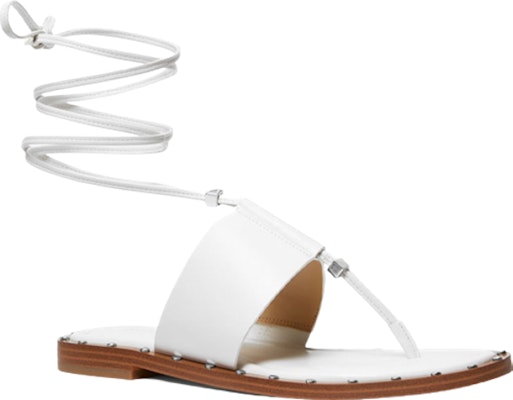 (W) MICHAEL KORS Sandal Fesyen Kulit Bertali Putih 40S3JGFA2L Lookbook (W) MICHAEL KORS Sandal Fesyen Kulit Bertali Putih 40S3JGFA2L