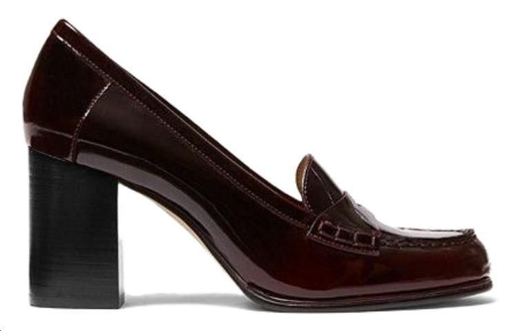 (W) MICHAEL KORS Leather Loafer 'Deep Red' 圖 2