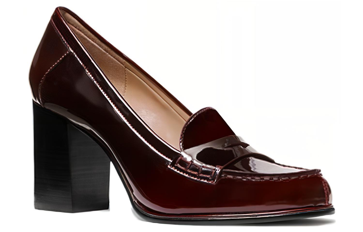 (W) MICHAEL KORS Leather Loafer 'Deep Red' 圖 3