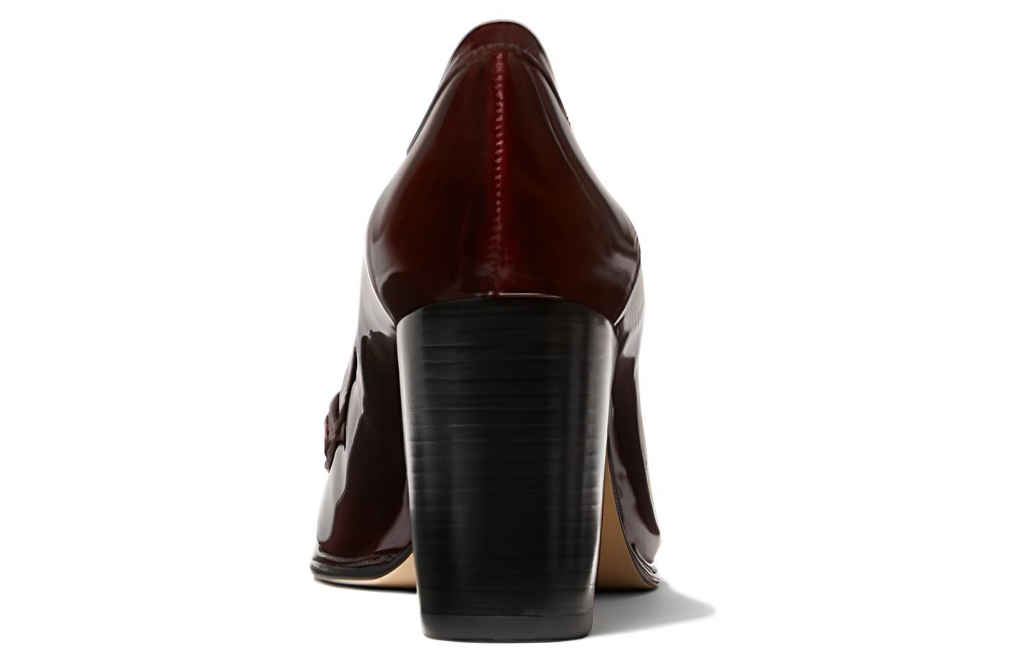 (W) MICHAEL KORS Leather Loafer 'Deep Red' 圖 5