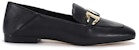(W) Kasual Kulit Michael Kors Loafers 'Hitam' 40T1IZFP1L-BLACK