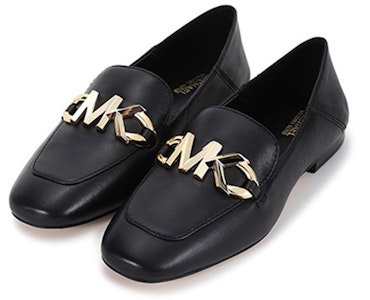 (W) 迈克高仕 黑色皮革乐福鞋 40T1IZFP1L-BLACK Lookbook (W) 迈克高仕 黑色皮革乐福鞋 40T1IZFP1L-BLACK