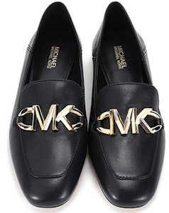 (W) 迈克高仕 黑色皮革乐福鞋 40T1IZFP1L-BLACK Shop (W) 迈克高仕 黑色皮革乐福鞋 40T1IZFP1L-BLACK