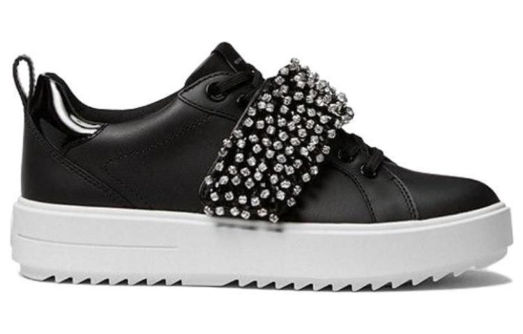 (W) MICHAEL KORS Leather Low-Top 'Fashion Black' 圖 2