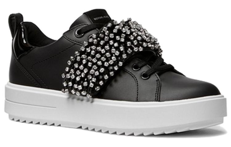 (W) MICHAEL KORS Leather Low-Top 'Fashion Black' 圖 4