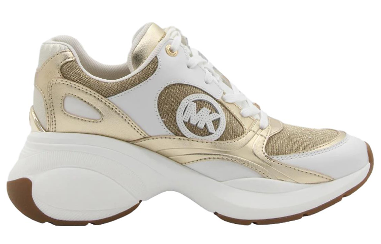 (W) MICHAEL KORS Leather Low-Top 'Pale Gold' 圖 2