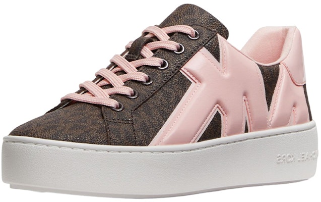 (Women) MICHAEL KORS Leather Low-Top Lace-Up 'Pink Brown' 49R2POFS3B648 Buy (Women) MICHAEL KORS Leather Low-Top Lace-Up 'Pink Brown' 49R2POFS3B648