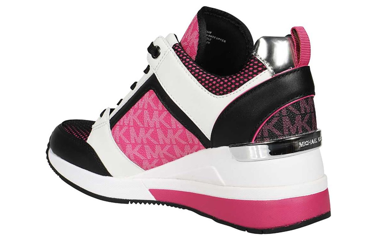 (W) MICHAEL KORS Leather Low-Top 'Patchwork White Pink Black' 圖 4