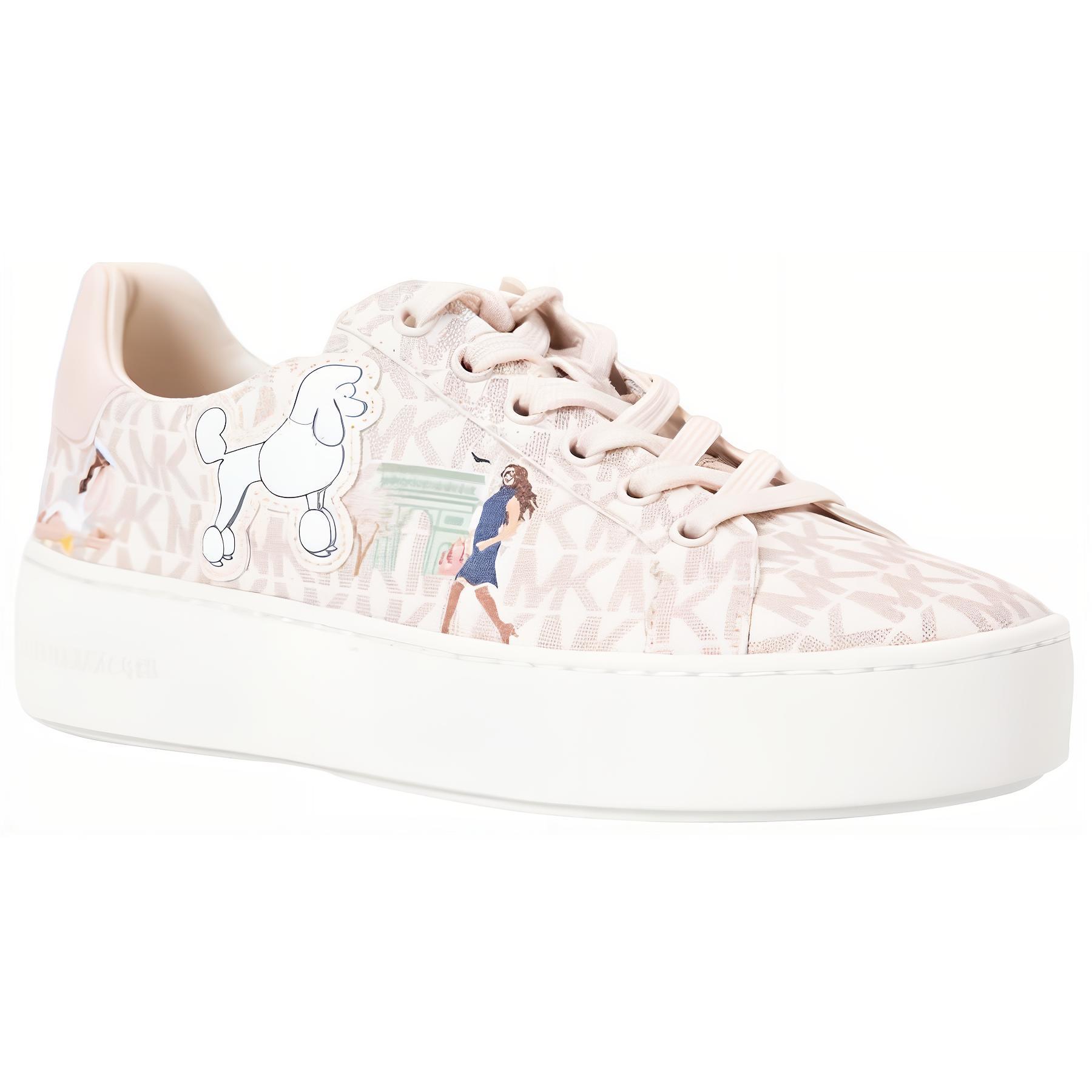 (W) MICHAEL KORS Leather Low Top 'Pink Fashion' 圖 2