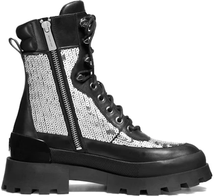(W) Bota de Cuero MICHAEL KORS Martine 'Negro Plata' 40H3RWFE6D0040 Order (W) Bota de Cuero MICHAEL KORS Martine 'Negro Plata' 40H3RWFE6D0040