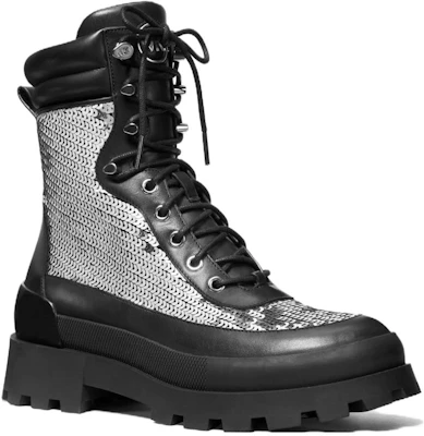 (W) Bota de Cuero MICHAEL KORS Martine 'Negro Plata' 40H3RWFE6D0040 Lookbook (W) Bota de Cuero MICHAEL KORS Martine 'Negro Plata' 40H3RWFE6D0040