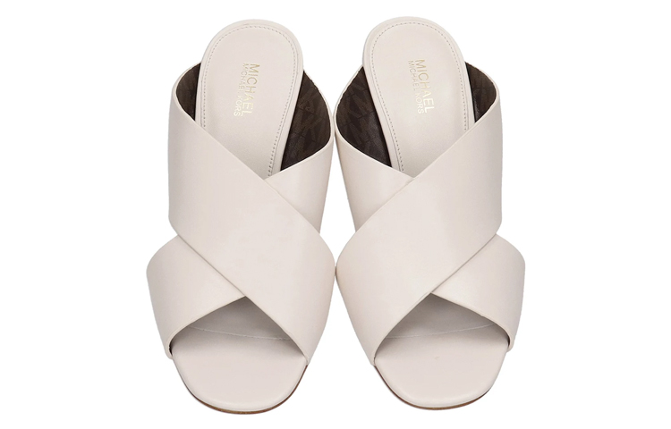 (W) MICHAEL KORS Leather Mule 'Beige' 圖 4