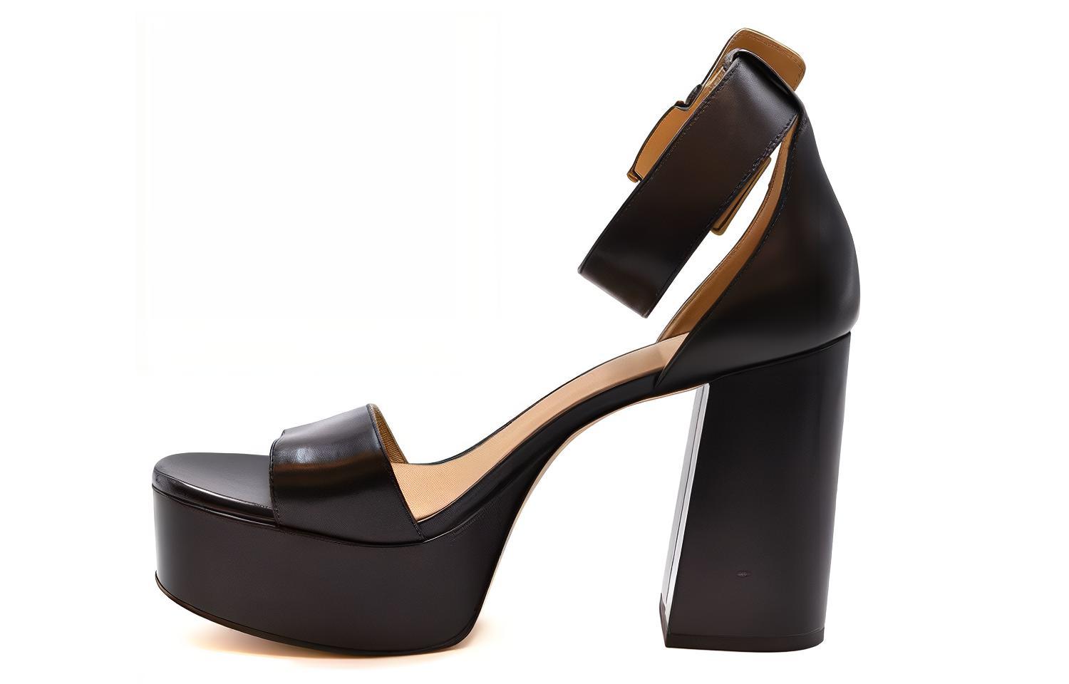 Buy (W) MICHAEL KORS Leren Open-Teen Buckle Mule ''Zwart'' 40F2TRMS1L001