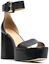Lookbook (W) MICHAEL KORS Leren Open-Teen Buckle Mule ''Zwart'' 40F2TRMS1L001