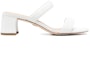 Order (W) MICHAEL KORS Kulit Tumit Tebal Terbuka Sandal 'Putih' 40S3JLMS1L085