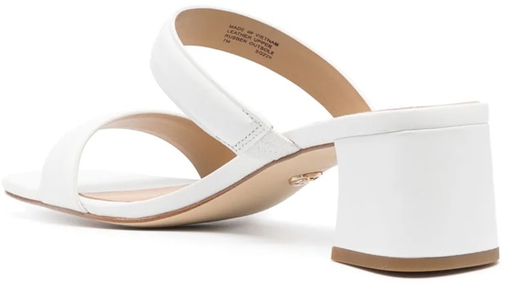 (W) MICHAEL KORS Sandalia de tacón grueso y punta abierta en piel 'Blanco' 40S3JLMS1L085 Lookbook (W) MICHAEL KORS Sandalia de tacón grueso y punta abierta en piel 'Blanco' 40S3JLMS1L085