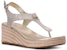 (Women) MICHAEL KORS Leather Platform Sandal 'Silver' 40T0LAMS1M740