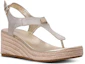 Lookbook (W) Sandal Michael Kors Platform Kulit 'Silver' 40T0LAMS1M740