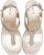 (Women) MICHAEL KORS Leather Platform Sandal 'Silver' 40T0LAMS1M740