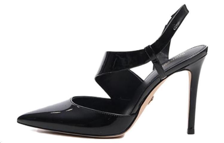 (Women) MICHAEL KORS Leather Pointed Toe Slip-On Stiletto 'Black' 40T1JUHG1A001