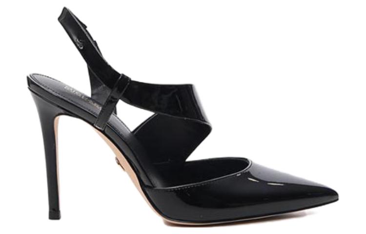 Order (W) MICHAEL KORS Kulit Tumit Tinggi Slip-On Runcing 'Hitam' 40T1JUHG1A001