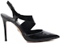 Order (W) MICHAEL KORS Kulit Tumit Tinggi Slip-On Runcing 'Hitam' 40T1JUHG1A001