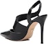 Shop (W) MICHAEL KORS Kulit Tumit Tinggi Slip-On Runcing 'Hitam' 40T1JUHG1A001