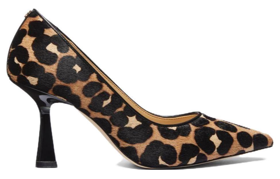 (W) MICHAEL KORS Leather Pointed Toe Stiletto 'Black' 圖 2