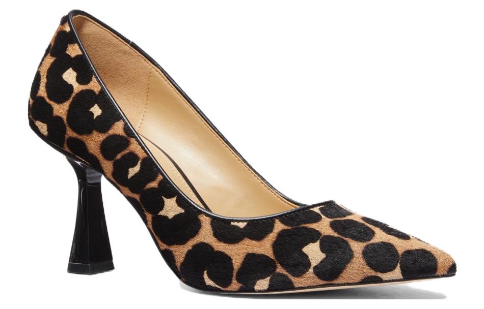 (W) MICHAEL KORS Leather Pointed Toe Stiletto 'Black' 圖 3