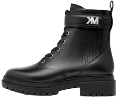(Women) MICHAEL KORS Leather Round-Toe Lace-Up Ankle Boot 'Black' 40F1SRFE6L001 (Women) MICHAEL KORS Leather Round-Toe Lace-Up Ankle Boot 'Black' 40F1SRFE6L001