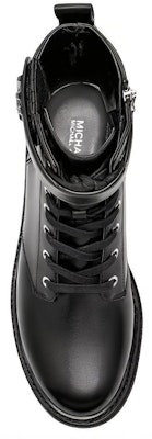 (Women) MICHAEL KORS Leather Round-Toe Lace-Up Ankle Boot 'Black' 40F1SRFE6L001 Shop (Women) MICHAEL KORS Leather Round-Toe Lace-Up Ankle Boot 'Black' 40F1SRFE6L001