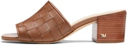 Buy (W) MICHAEL KORS Kulit Kasut Tumit Tinggi Bulat 'Coklat' 40S3IGMS1L230
