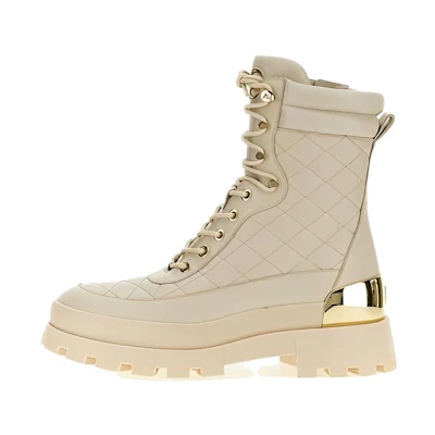 (W) MICHAEL KORS Leather Round Toe CMFT Ankle Boot 'Light Brown'