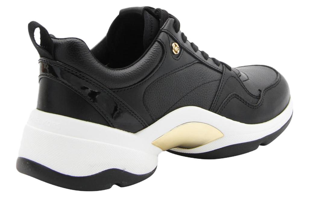 Lookbook (W) MICHAEL KORS Zapatos Negros de Cuero con Cordones y Punta Redonda 43F3ORFS2L001