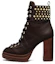Buy (Women) MICHAEL KORS Leather Round Toe Lace-Up Ankle Boot 'Black' 40F3YVHE8L0201