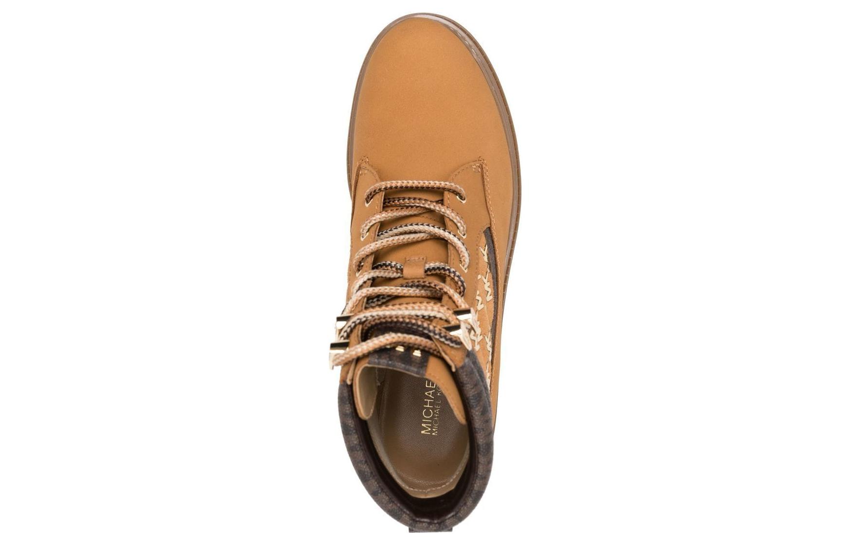 Lookbook (W) MICHAEL KORS Sepatu Boot Ankle Kulit Coklat Tali Bulat 40T2TUFE5L147