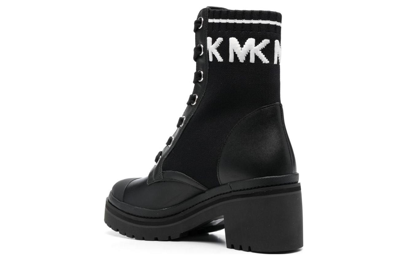 Lookbook (W) 마이클 코어스 블랙 가죽 앵클부츠 40R3BRME1D