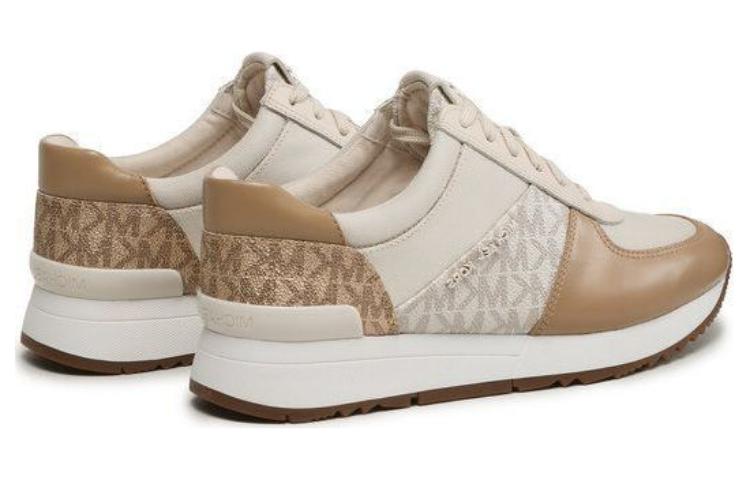 (W) MICHAEL KORS Leather Round-Toe Lace-Up 'Beige' 圖 2