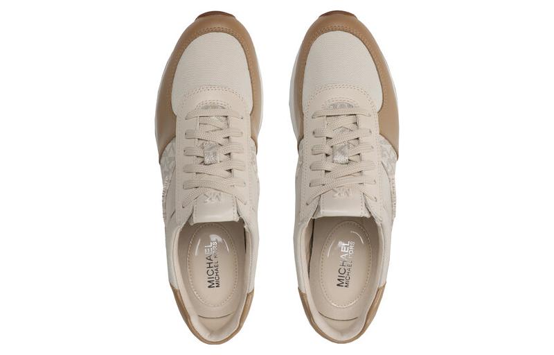 (W) MICHAEL KORS Leather Round-Toe Lace-Up 'Beige' 圖 3