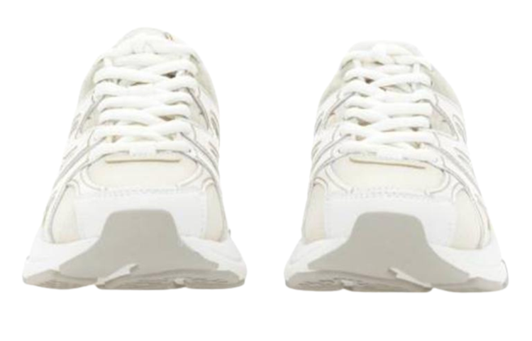 (W) MICHAEL KORS Leather Round Toe Lace-Up Low Top 'White' 圖 2