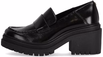 (Women) MICHAEL KORS Leather Round Toe Loafer 'Black' 40F3RCMP1L001 (Women) MICHAEL KORS Leather Round Toe Loafer 'Black' 40F3RCMP1L001