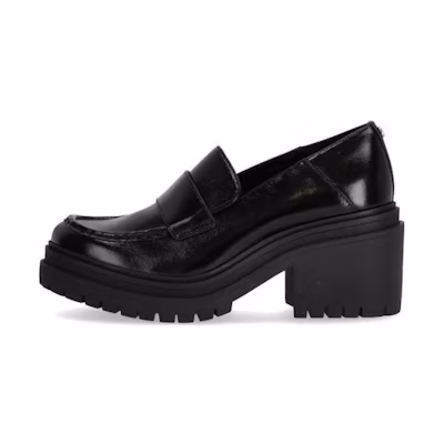 (W) MICHAEL KORS Leather Round Toe Loafer 'Black'