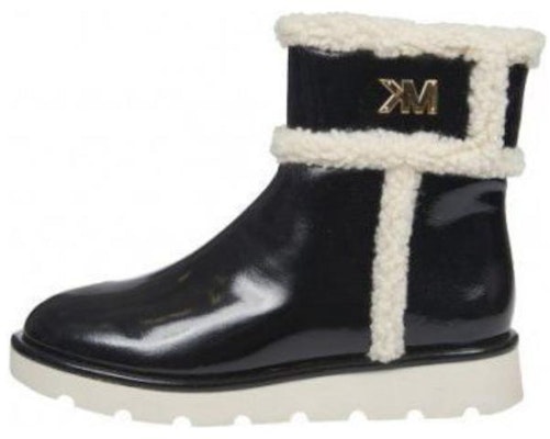 (Women) MICHAEL KORS Leather Round-Toe Slip-On Booties 'Black' 40F2MRFE5B001 Buy (Women) MICHAEL KORS Leather Round-Toe Slip-On Booties 'Black' 40F2MRFE5B001