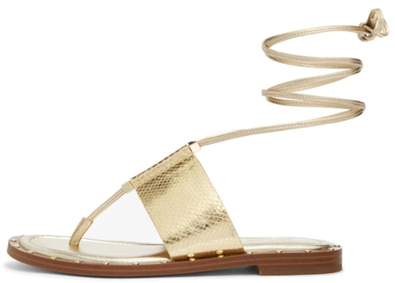 (Women) MICHAEL KORS Leather Sandal 'Metallic Gold Snake Print' 40S3JGFS3M0705 Buy (Women) MICHAEL KORS Leather Sandal 'Metallic Gold Snake Print' 40S3JGFS3M0705