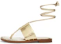 Buy (Women) MICHAEL KORS Leather Sandal 'Metallic Gold Snake Print' 40S3JGFS3M0705